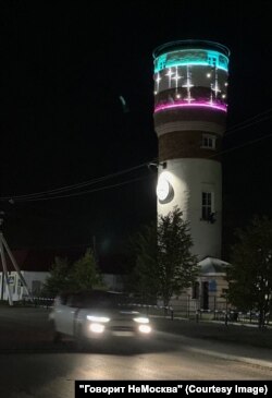 Башня с подсветкой