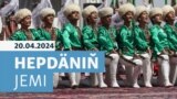 Turkmenistan. Program banner. Weekly Review. April 20, 2024