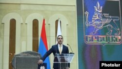 Армения - Церемония инаугурации новоизбранного мэра Еревана Тиграна Авиняна в мэрии Еревана, 13 октября 2023 г.