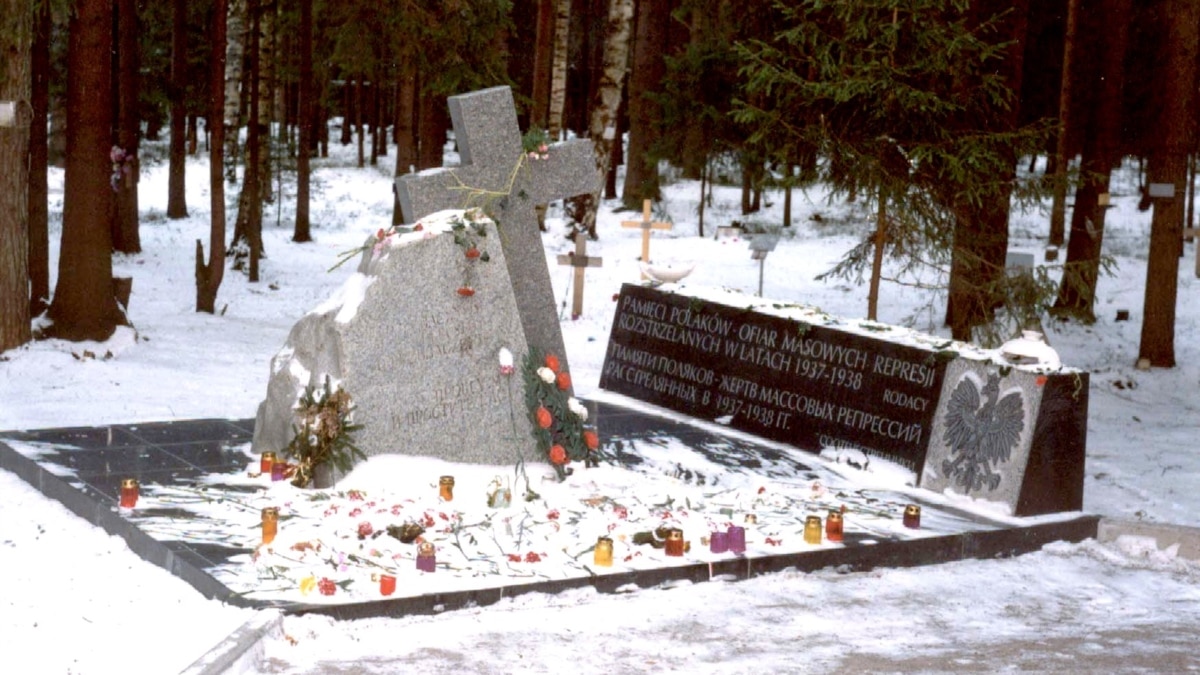 The second monument to the executed Poles has already disappeared from the Levashov wasteland