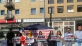 Germany: Malala Yousafzai's mother Toor Pekai Yousafzai & her father Ziauddin Yousafzai are participating in the hunger strike for Afghan...