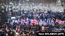 Slavlje na ulicama Tbilisija, 15. decembar 2023. 