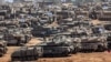 Tehnică militară israeliană la granița cu Fâșia Gaza