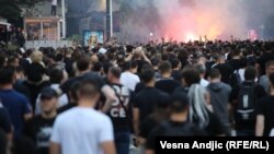 Protest navijača Partizana, Beograd, 23. avgust 2023.