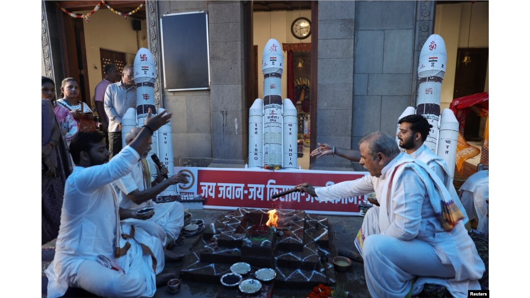 Hinduistička molitva za uspješno lansiranje Chandrayaan 3, 14. jula 2023.