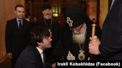 ფოტო არქივიდან: ირაკლი კობახიძე და ილია მეორე.