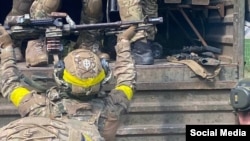 Военные из "Русского добровольческого корпуса". Архивное фото