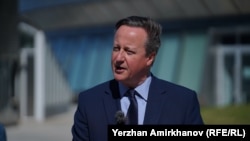 Министр иностранных дел Великобритании Дэвид Кэмерон. Астана, 25 апреля 2024 года
