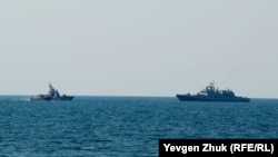 Ships of Russia's Black Sea Fleet (file photo)