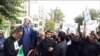 تظاهرات مقابل سفارت سوئد در تهران