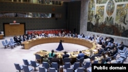 UN - UN Security Council discusses the humanitarian situation in Nagorno-Karabakh, New York, August 16, 2023.