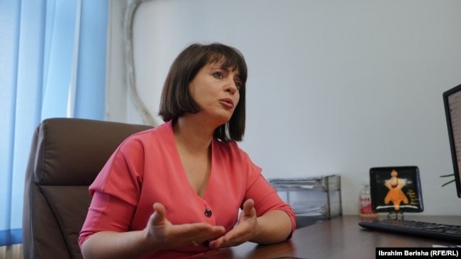 Drejtoresha për Mirëqenie Sociale në Komunën e Prishtinës, Adelinë Sahiti.