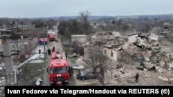 От удара по Запорожью пострадали также жилые дома. Утро 22 марта