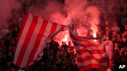Navijači Crvene zvezde na utakmici sa Fiorentinom, Beograd, 26. juli 2023.