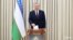 Uzbekistan's President Shavkat Mirziyoev cast his vote in Tashkent on July 9.