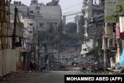 Grad Gaza nakon izraelskog bombardovanja, 28. oktobar 2023.