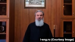 Captură video din intervenția Arhiepiscopului Marchel la conferința de la Moscova.
