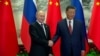 Президентът на Русия Владимир Путин и президентът на Китай Си Дзинпин