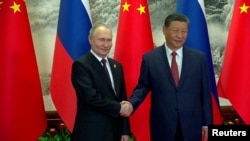 Встреча Владимира Путина и Си Цзиньпина в Пекине. 16 мая 2024 года