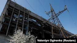 یک نیروگاه حرارتی اوکراین در حملات روسیه در ماه آوریل ویران شد