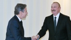 Prezident İlham Əliyevin Münxendə ABŞ dövlət katibi Antoni Blinken ilə görüşü 
