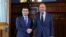 Министр иностранных дел Узбекистана Бахтиёр Саидов с российским коллегой Сергеем Лавровым