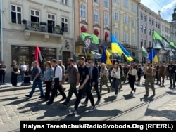 Похорон парамедикині батальйону «Госпітальєри» Ірини Цибух на псевдо «Чека». Львів, 3 червня 2024 року