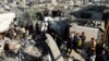Գազայի հատված - Իսրայելական ուժերի հարվածի հետևանքով ավերված շենք Խան Յունիսում, 19-ը հոկտեմբերի, 2023թ.