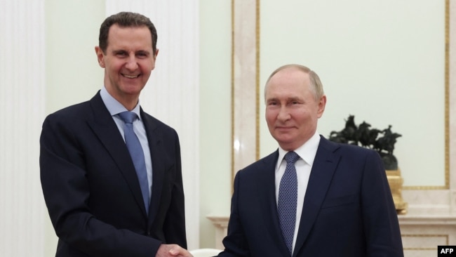 Assad và Putin đã gặp nhau tại Moscow vào tháng 7.