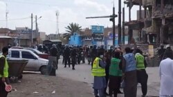 عکس از ویدئوی اعتراض در زاهدان