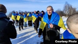 Українські військовополонені після обміну 31 січня 2024 року