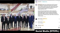 Вэси Изатов өзүнүн Instagram баракчасына чыгарган билдирүүсү