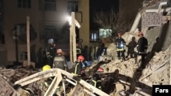 عکس از تخریب خانه مسکونی در پی انفجار در تبریز