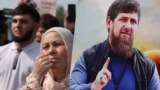 A woman holds a portrait of Chechen strongman Ramzan Kadyrov during a rally staged in Grozny on May 23 after a citizen of Volgograd burned the Koran in front of a mosque.