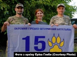 Екіпаж військових медиків – Ерік Глеба, Наталія Яким та Михайло Гуштан, червень 2023 року