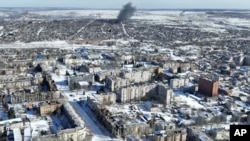 Нове фото Бахмута, зняте з повітря безпілотником для Associated Press, показує, як найдовша битва за рік російського вторгнення перетворила місто соляних і гіпсових копалень на сході України в місто-привид, ілюстративне фото