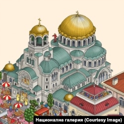  Катедралата „ Александър Невски “ е една от постройките в илюстрацията 