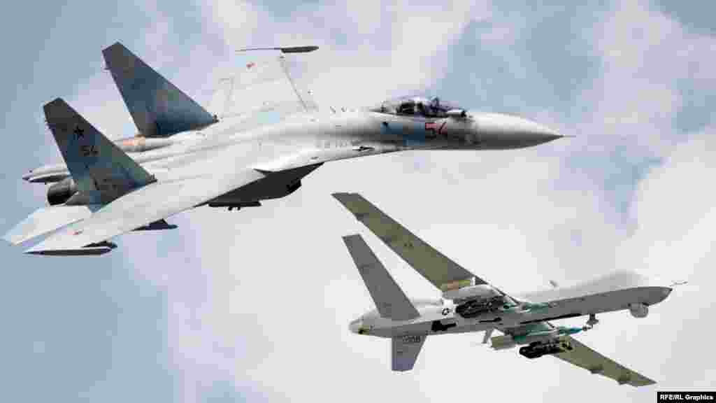 САД -&nbsp;Американската војска морала да собори сопствен дрон во Црното Море поради штетата која ја претрпел кога го пресретнале руски авиони, соопшти бригадниот генерал Патрик Рајдер на денешниот брифинг во Пентагон.&nbsp;Русија ги отфрли таквите обвинувања, тврдејќи дека нивните борбени авиони не дошле во контакт со американскиот дрон, туку дека беспилотното летало се урнало поради &bdquo;остар маневар&ldquo;.