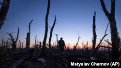 Ілюстраційне фото. Український військовий у лісі поблизу Андріївки, Бахмутський напрямок, 16 вересня 2023 року