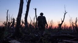 UKRAINE -- Commander of the "Alga" battalion Timur Abdrakhmanov with the call sign "Shaitan"