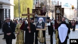 Похороны патриарха Болгарского Неофита