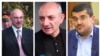 Слева направо: бывшие президенты Нагорного Карабаха Аркадий Гукасян, Бако Саакян, Араик Арутюнян