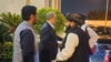 مقامات حکومت طالبان در محوطۀ برگزاری نشست سوم دوحه
