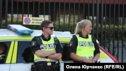 Zyrtarë policorë në Suedi.