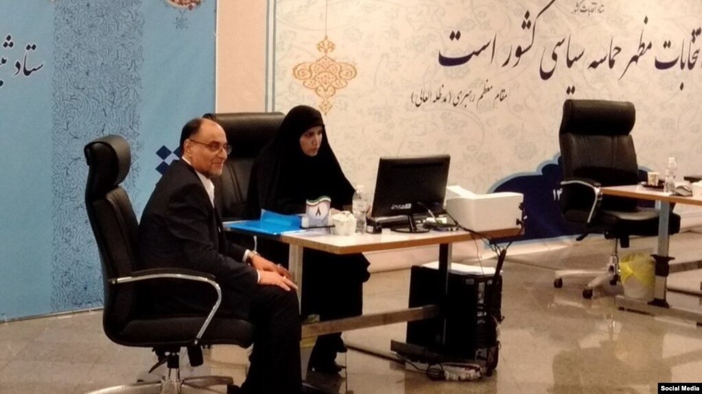 وحید حقانیان در ستاد انتخابات
