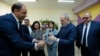 Armenia - Prime Minister Nikol Pashinian visits a university in Gyumri, March 23, 2024.