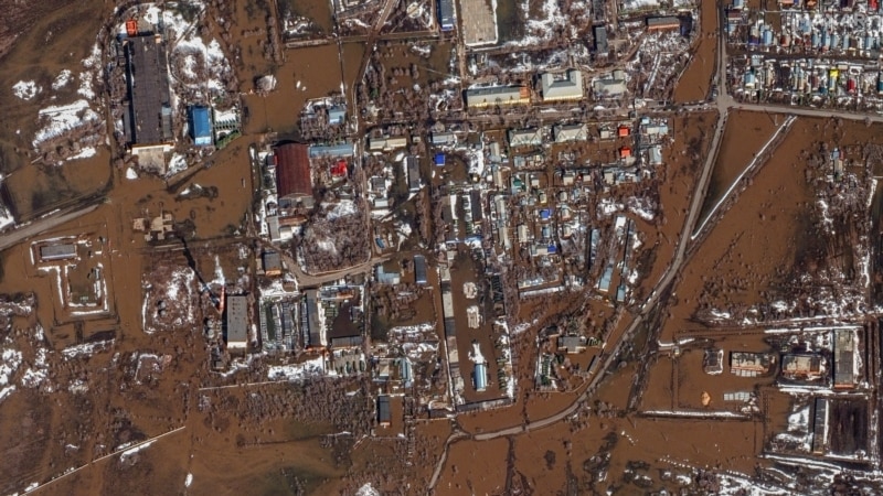 Imaginile din satelit arată amploarea inundațiilor din Rusia