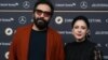 Iranian filmmakers Behtash Sanaeeha (left) and Maryam Moghadam (file photo)