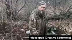 Скріншот з відео за хвилину до розстрілу Олександра Мацієвського, 30 грудня 2022 року