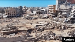 Oštećena područja nakon poplava u Derni, Libija, 13. septembra 2023.